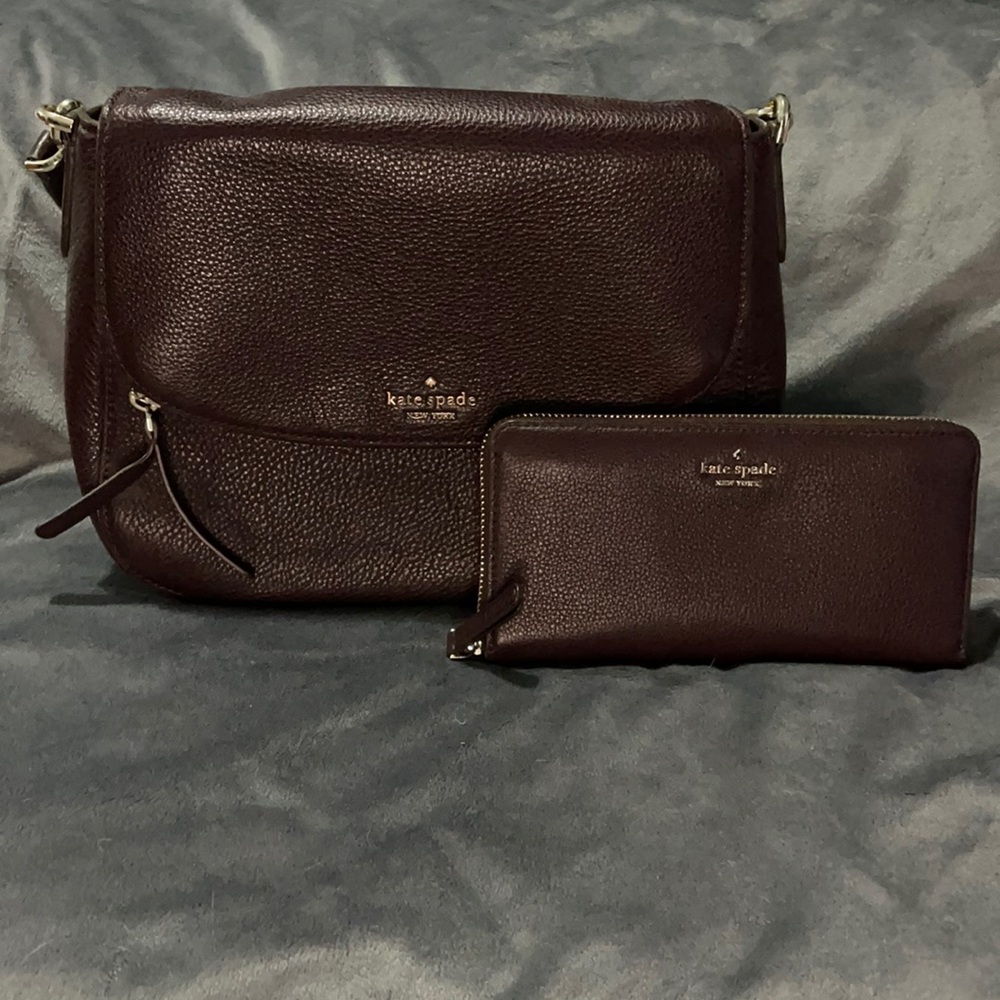 Kate spade crossbody and matching wallet